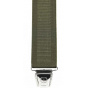 Solid Color Leather Back Clip-on Y-Shape Suspenders 130 Made in France