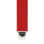 Solid Color Leather Back Clip-on Y-Shape Suspenders 130 Made in France
