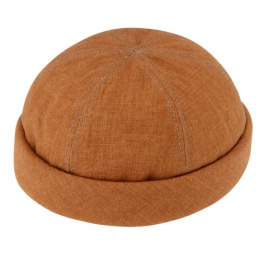 Cinnamon Linen Cooper Docker Beanie - Traclet