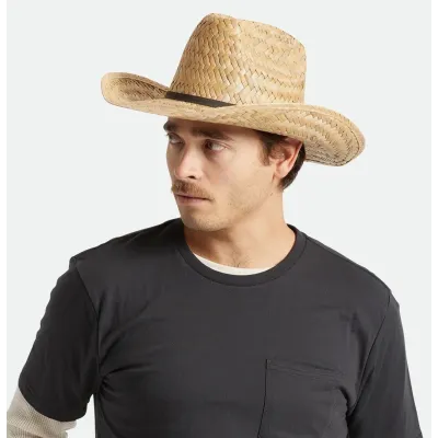 Chapeau Cowboy Houston Paille Naturelle - Brixton