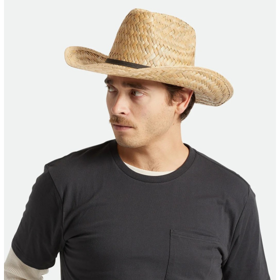 Houston Natural Straw Cowboy Hat - Brixton