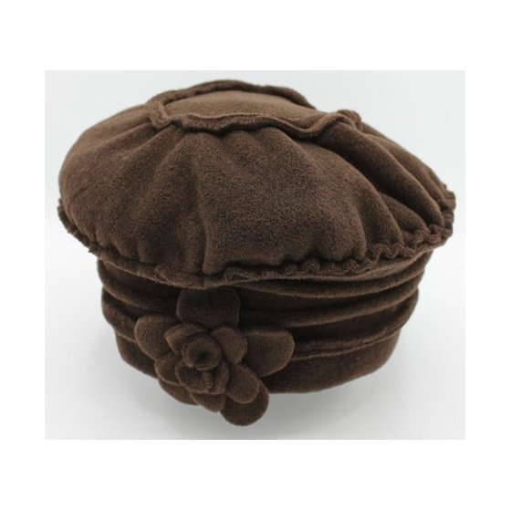 Fiona Flower Fleece Beanie - Traclet Fiona Flower Fleece Beanie - Traclet