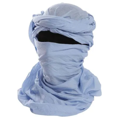 Chèche Coton Bleu Ciel -Traclet