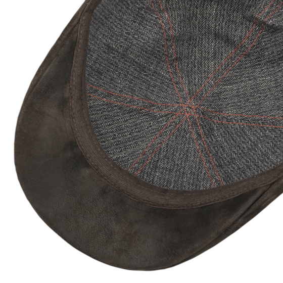 Texas Pig Skin Brown Cap - Stetson