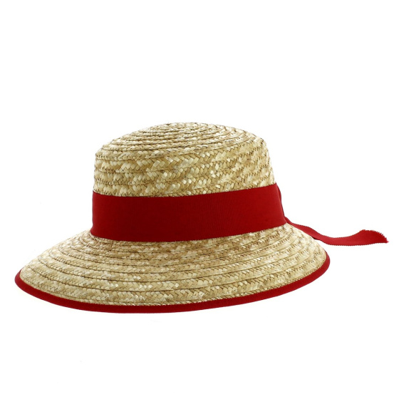 Casquette Visière Valentina Paille - Traclet Casquette Visière Valentina Paille - Traclet