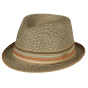 Trilby Fluoriet Beige & Khaki Straw Hat - Barts