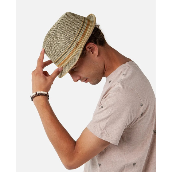 Chapeau Trilby Fluoriet Paille Beige - Barts