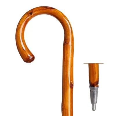 Chestnut Wood Hiking Stick - Traclet   Reference: 20285| Traclet Hat Shop