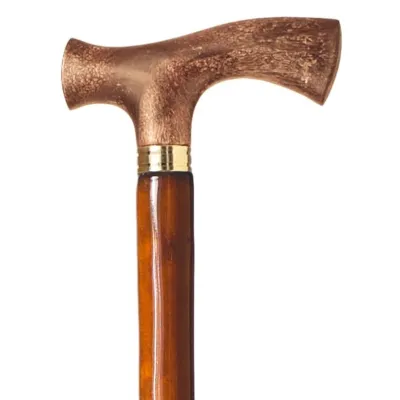 Chestnut Wood Walking Cane - Traclet Reference: 9752 | Traclet Hat Shop
