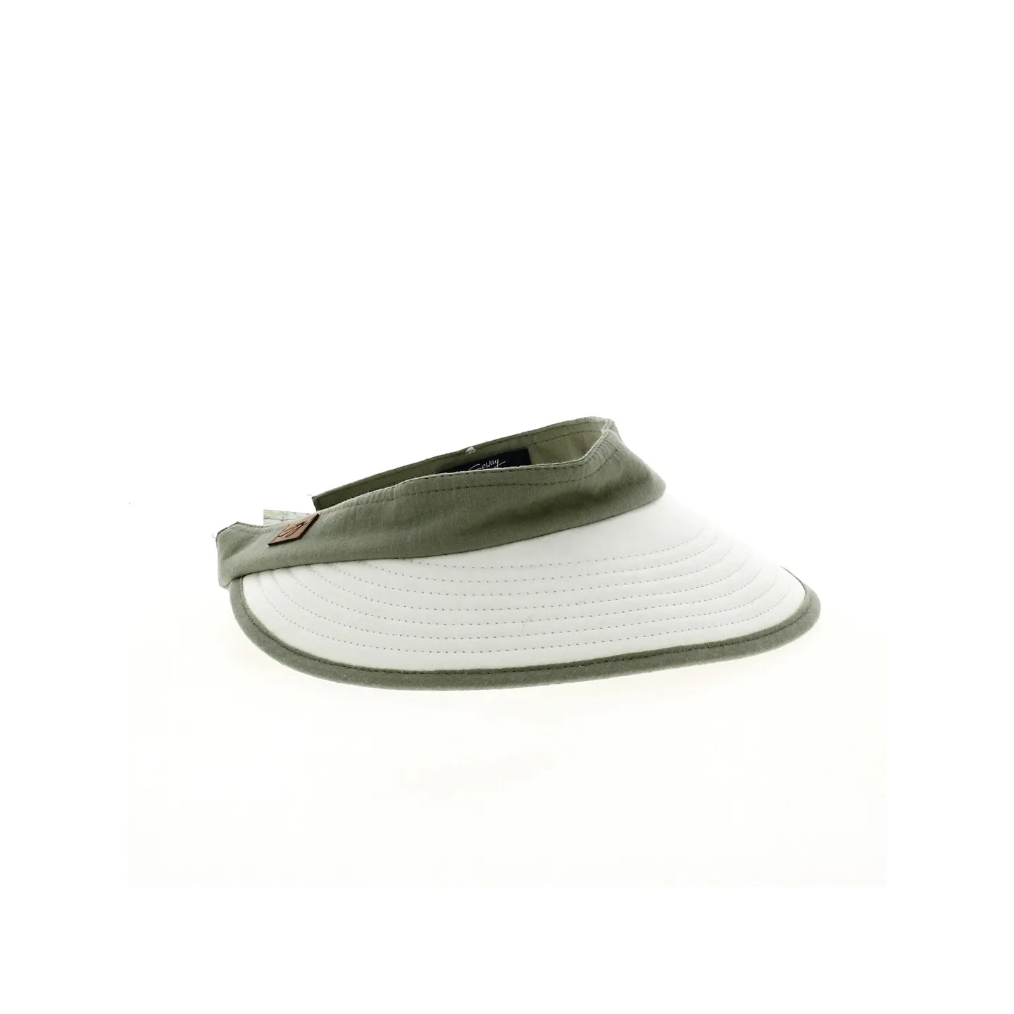 Casquette Visière Bauloise Pornichet 8.5 cm - blanc / windsor - Soway