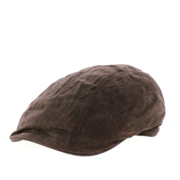 Brown Akimiski Flat Cap