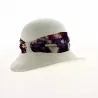 Chapeau cloche panama roseline