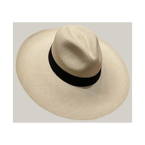 Wide Brim Panama Fedora Robbins Hat - Traclet