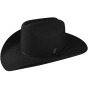 Chapeau Cowboy STAMPEDE 2X Feutre Laine Noir - Bailey