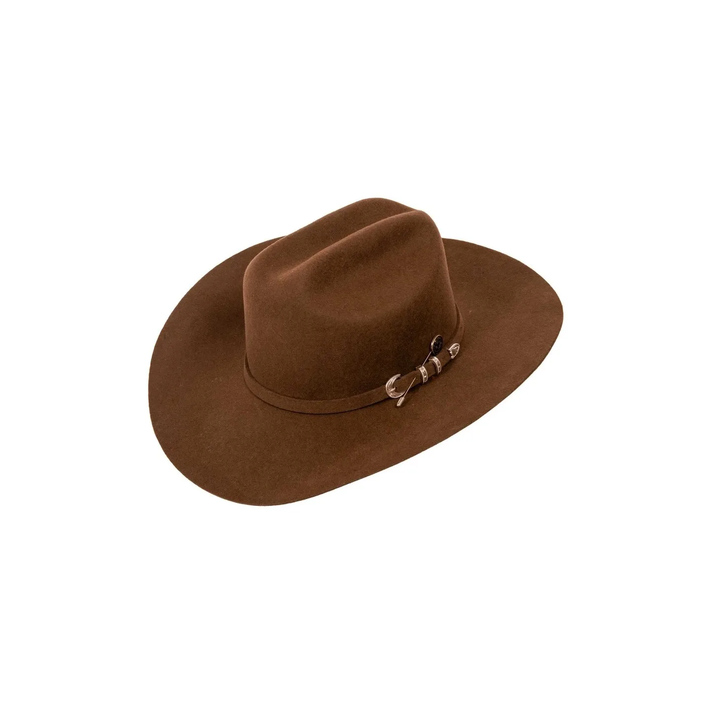 Chapeau Western Cattleman Feutre Laine marron - American Hat makers Reference : 19061 | Chapellerie Traclet