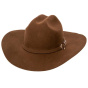 Western Cattleman Brown Felt Hat - American Hat Makers