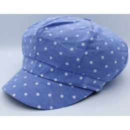 Newsboy Retro Cap Mozuky Cotton Sky Blue - Traclet