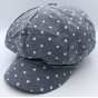 Retro Newsboy Cap Mozuky Cotton Grey - Traclet