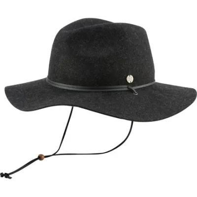 Chapeau Traveller The Lee Feutre Laine noir - Coal