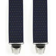 Navy Blue Fancy Biclip® Harness Suspender - Biclip Reference: 3627 | Traclet Hat Shop