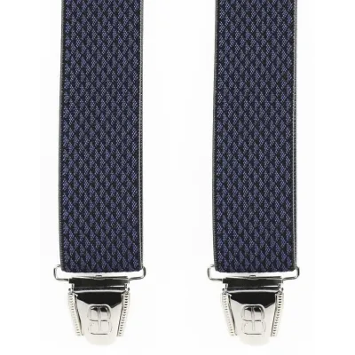 Bretelles Harnais Biclip® Fantaisie Losange Bleu - Biclip
