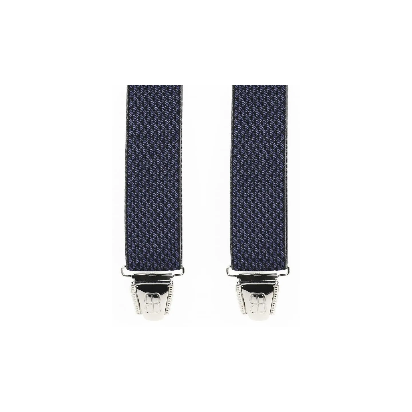 Biclip® Harness Suspenders Blue Diamond Pattern - Biclip Reference: 10589 | Traclet Hat Shop