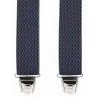 Biclip® Harness Suspenders Blue Diamond Pattern - Biclip Reference: 10589 | Traclet Hat Shop