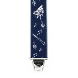 Bretelle Fantaisie Music Marine - Traclet