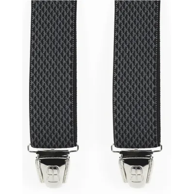 Bretelles Harnais Biclip® Fantaisie Losange Noir - Biclip