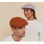 Pau Rust Wool Cap Beret - Laulhère