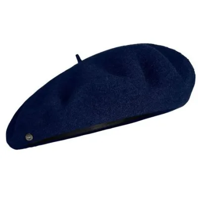 Béret Max Laine Mérinos Bleu - Heritage Laulhère  Reference : 17998| Chapellerie Traclet