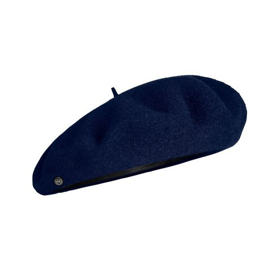 Blue Merino Wool Max Beret - Heritage Laulhère