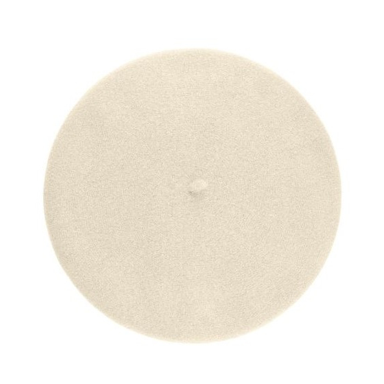 Max Merino Wool Beret Ecru - Heritage Laulhère
