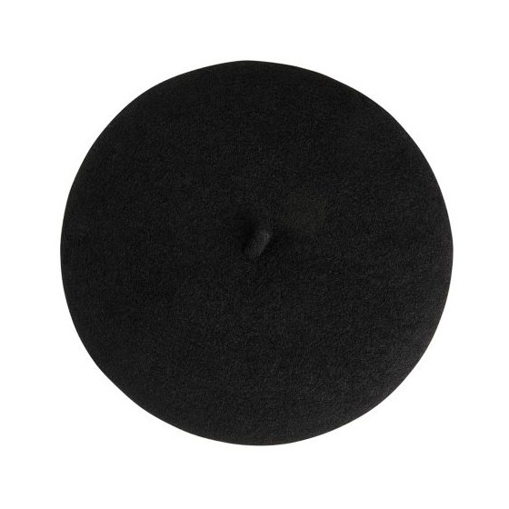 Elegant Black Wool Fascinator - Heritage by Laulhère Elegant Black Wool Fascinator - Heritage by Laulhère