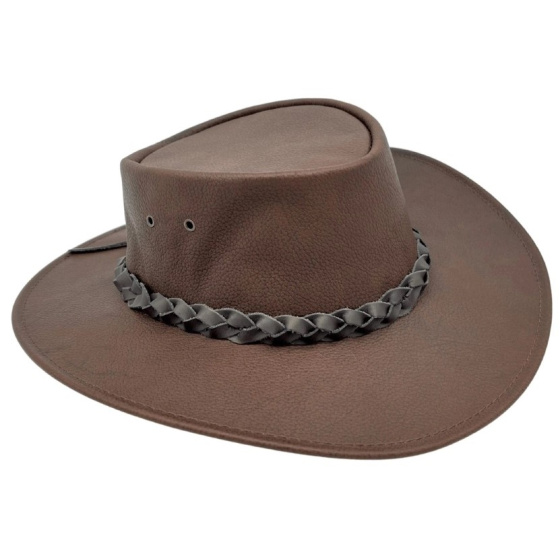 Traveller Kangaroo Leather Hat - Jacaru Traveller Kangaroo Leather Hat - Jacaru