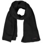Odei Black Merino Wool Scarf - Heritage by Laulhère