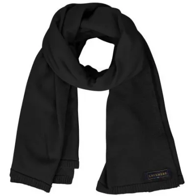 Odei Black Merino Wool Scarf - Heritage by Laulhère Reference: 20358 | Traclet Hat Shop