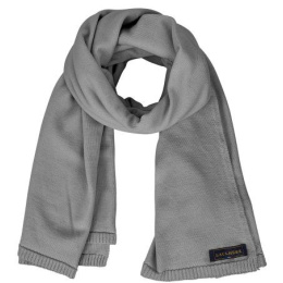 Odei Merino Wool Scarf Gray - Heritage by Laulhère