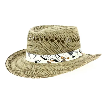 Chapeau Veracruz paille forme gambler