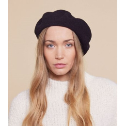 Black Virgin Wool Basque Beret - Heritage by Laulhère