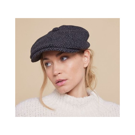 Gizonki Gray & Black Cap Made In France - Laulhère