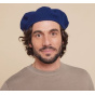 Blue Virgin Wool Basque Beret - Heritage by Laulhère