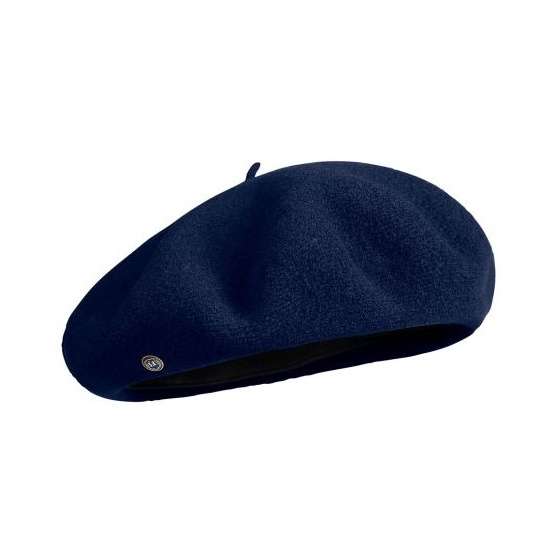 Blue Virgin Wool Basque Beret - Heritage by Laulhère Blue Virgin Wool Basque Beret - Heritage by Laulhère