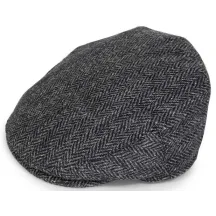 Casquette Wicklow plate Herrinbone Tweed - Traclet