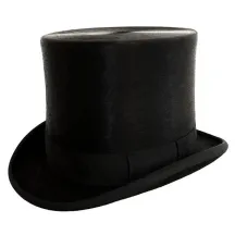 Chapeau Haut de Forme Mélusine Noir - Traclet