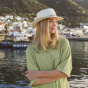 Azur Boater sun protection UPF50+ boater hat