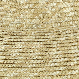 Natural straw lampshade hat