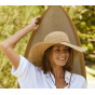 Tuscany Ladies Summer Natural Raffia Wide-Brimmed Hat - Conner Hats