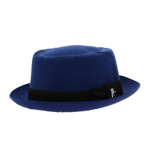 Blue Hausmann Porkpie Hat