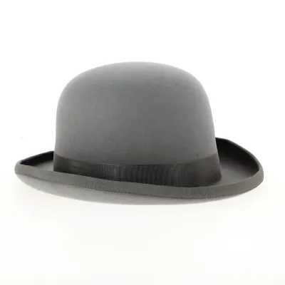 Chapeau melon feutre poil gris  Flechet  ref 20419